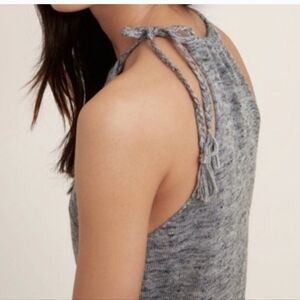 95. Community ARITIZIA Alpaca Wool Linen Acrylic Halter Knit Top